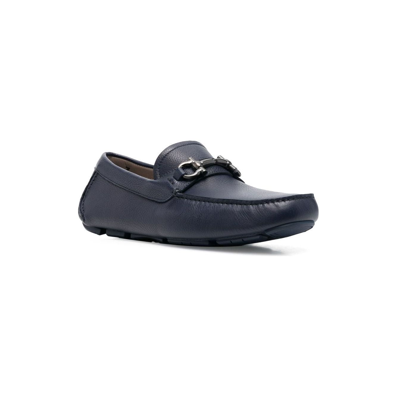 Ferragamo Flat shoes Blue Moccasins Ferragamo