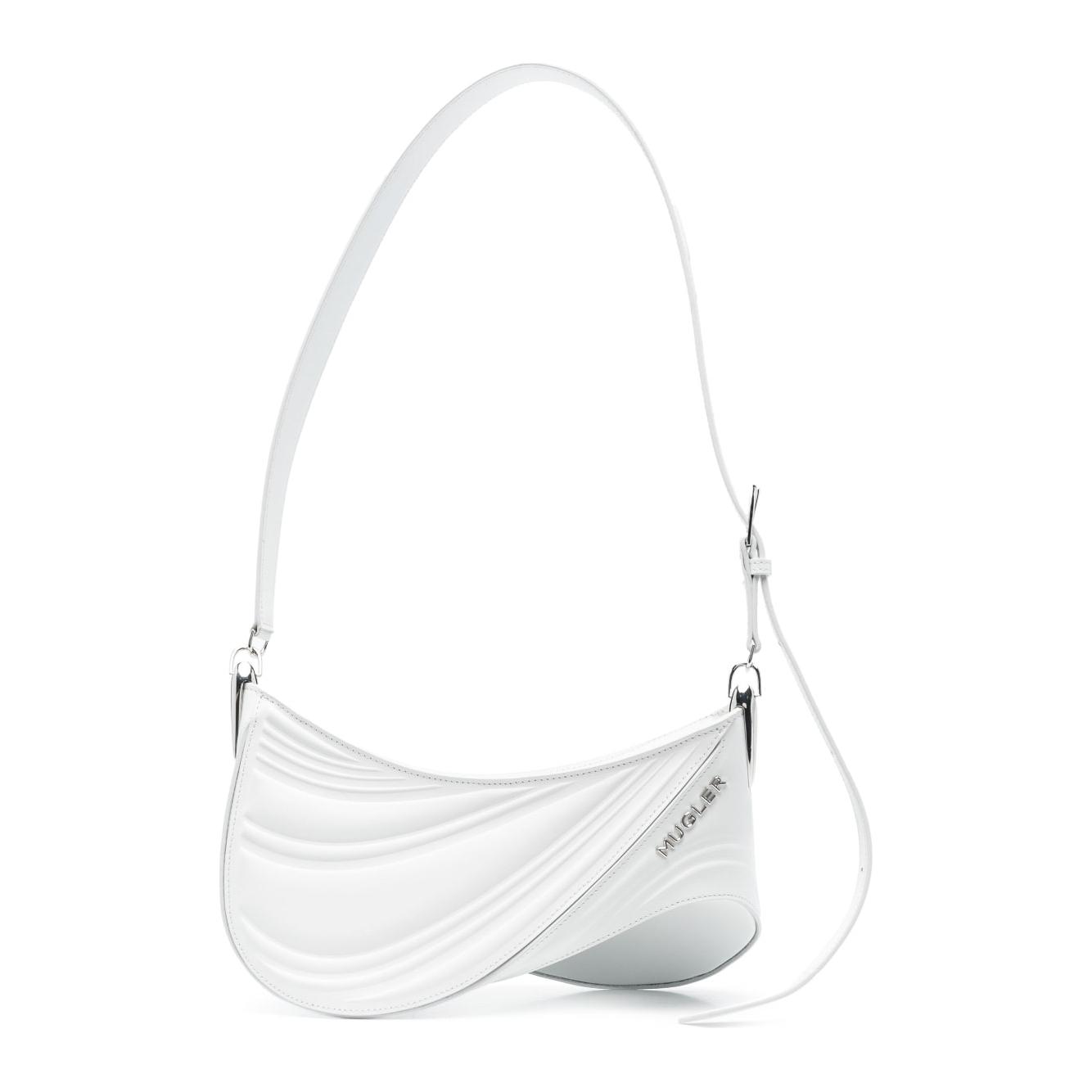 MUGLER Bags.. White Shoulder Mugler