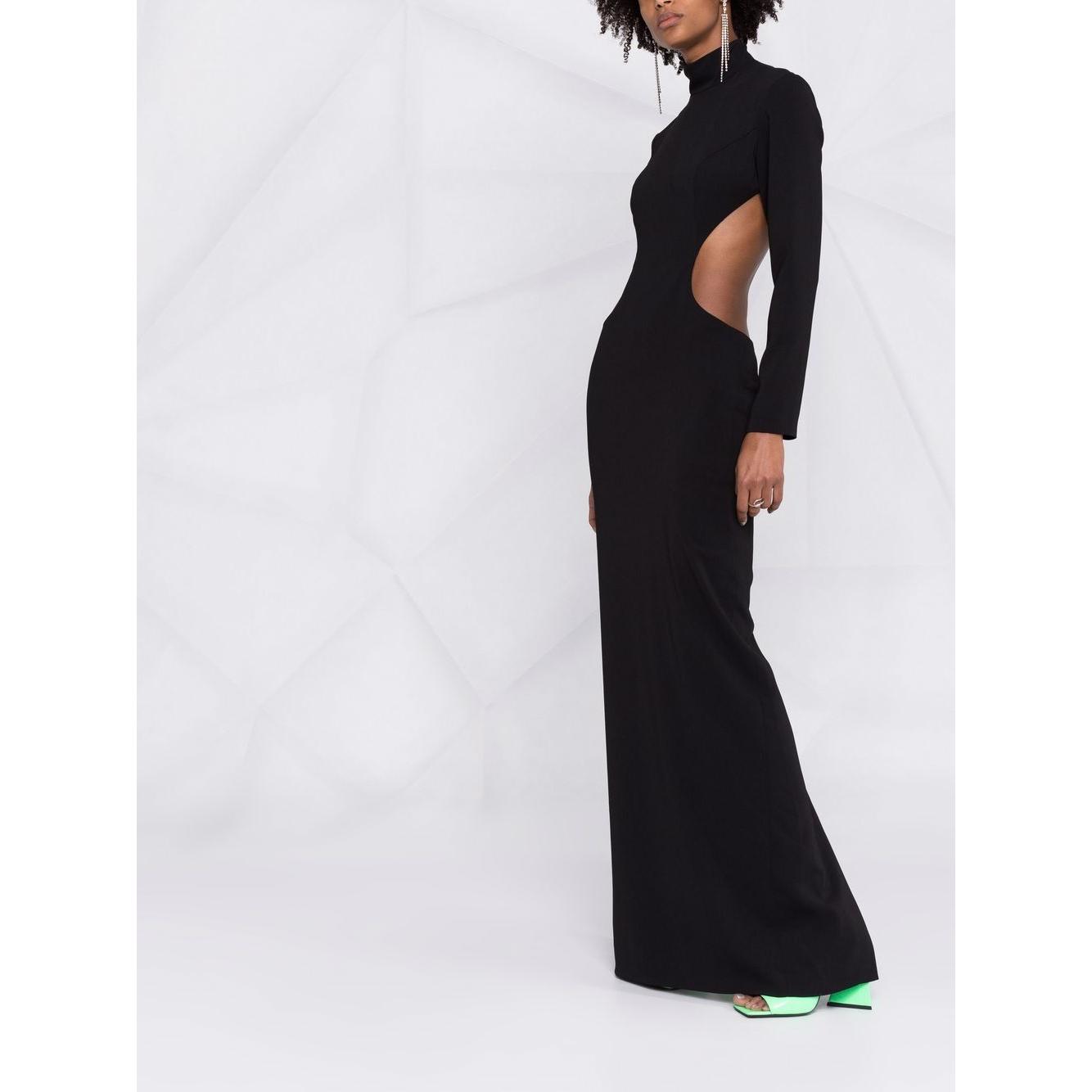 Monot PRE high neck evening dress