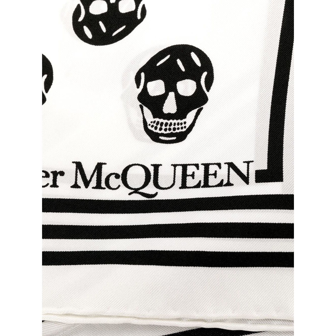 Alexander McQueen Scarfs White Scarves Hats & Gloves Alexander Mcqueen