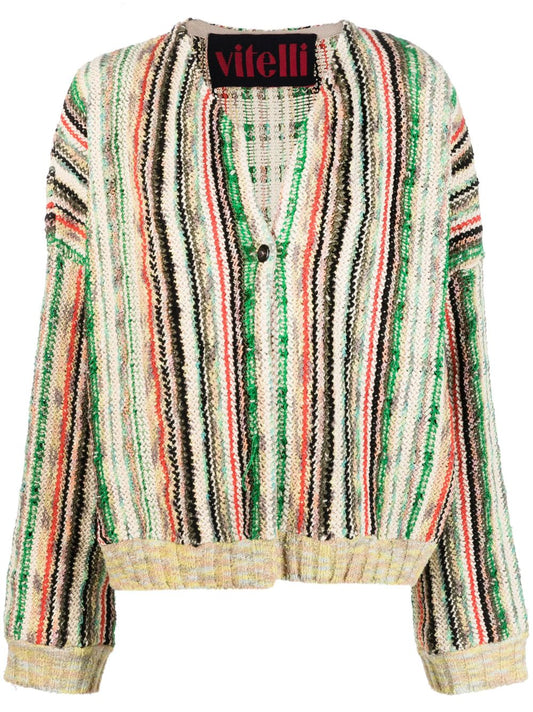 Vitelli striped cardigan