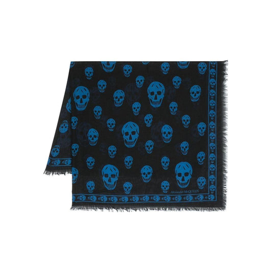 Alexander McQueen Scarfs Black Scarves Hats & Gloves Alexander Mcqueen