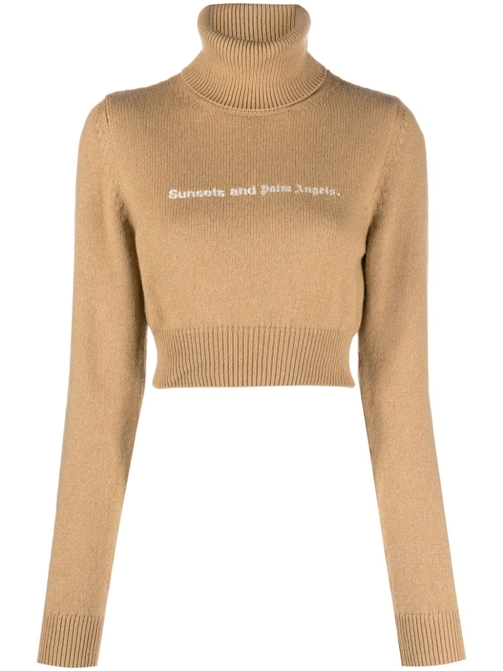 Palm Angels Sweaters Camel Topwear Palm Angels