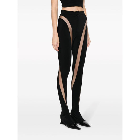 MUGLER Trousers Black Trousers Mugler