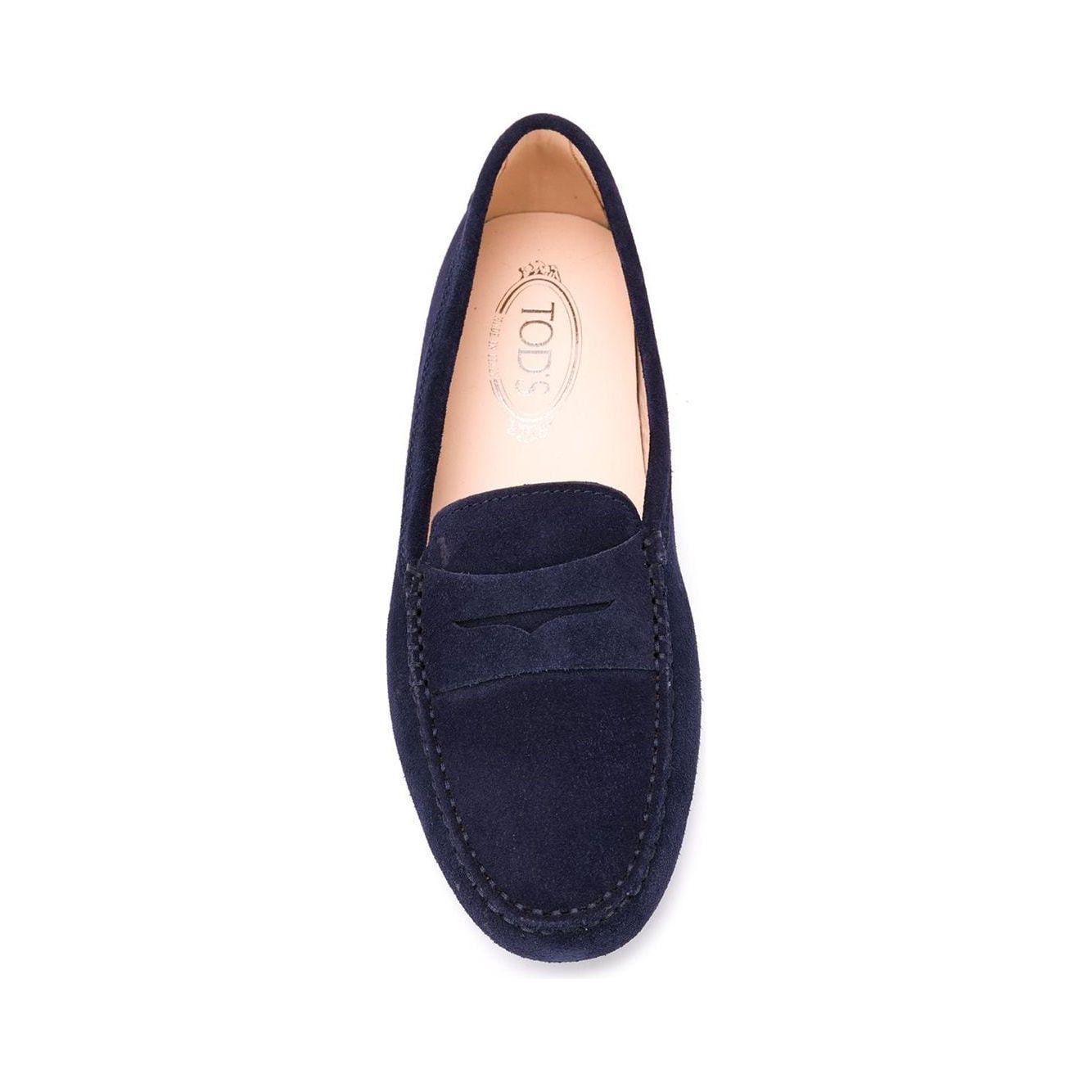 Tod's Flat shoes Blue Moccasins Tod'S