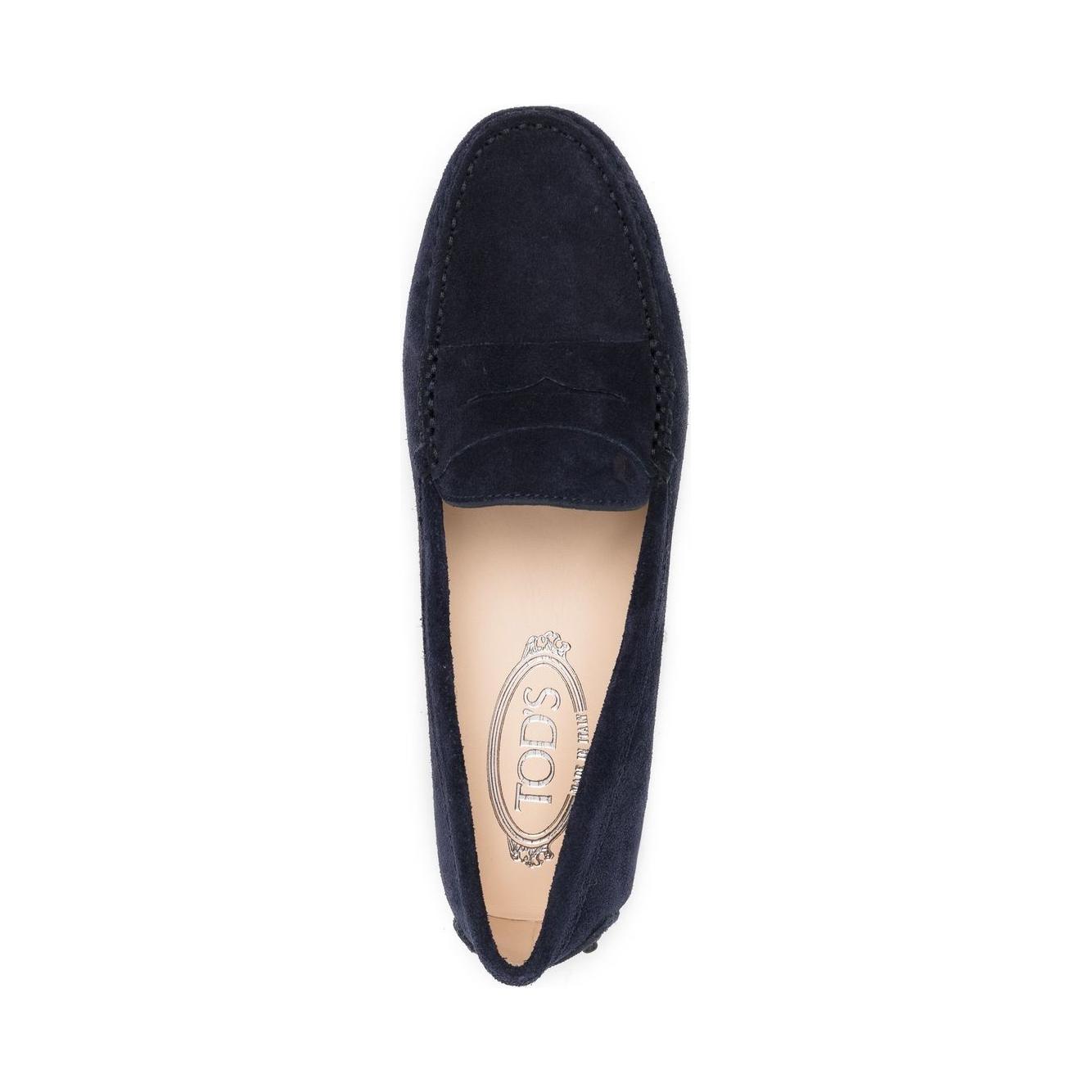 Tod's Flat shoes Blue Moccasins Tod'S