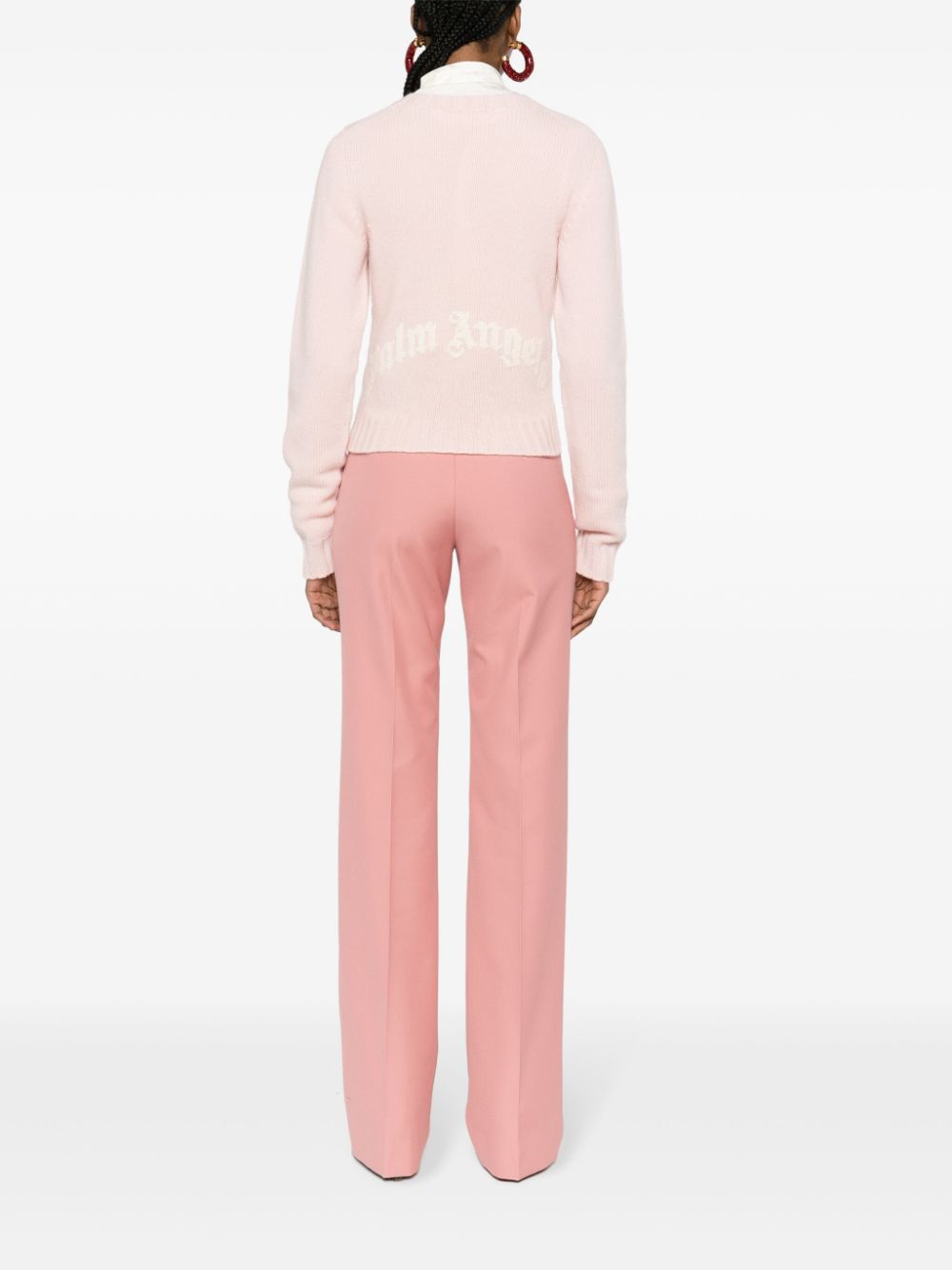 Palm Angels Sweaters Pink Topwear Palm Angels