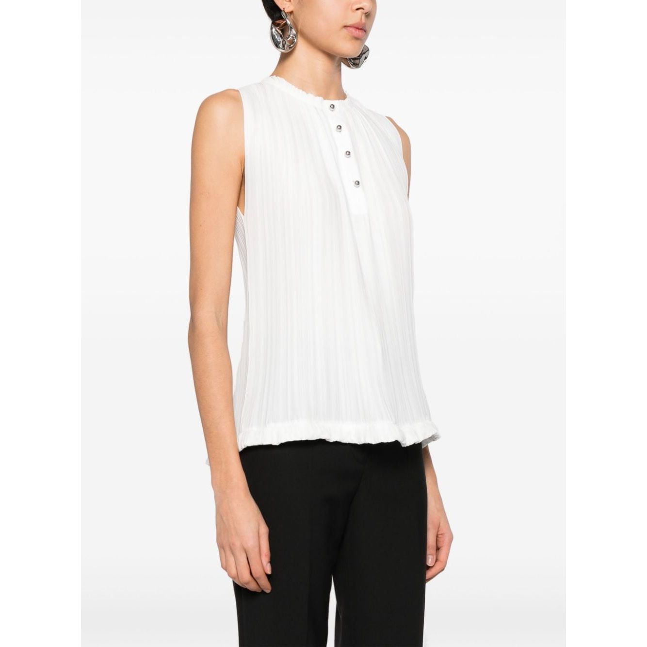 Lanvin Top White Topwear Lanvin