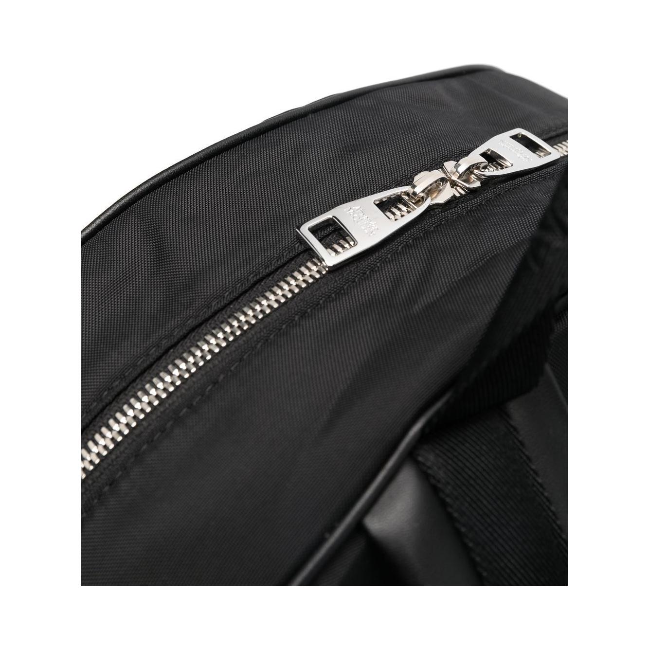 Alexander McQueen The Harness logo backpack Black Backpacks Alexander Mcqueen