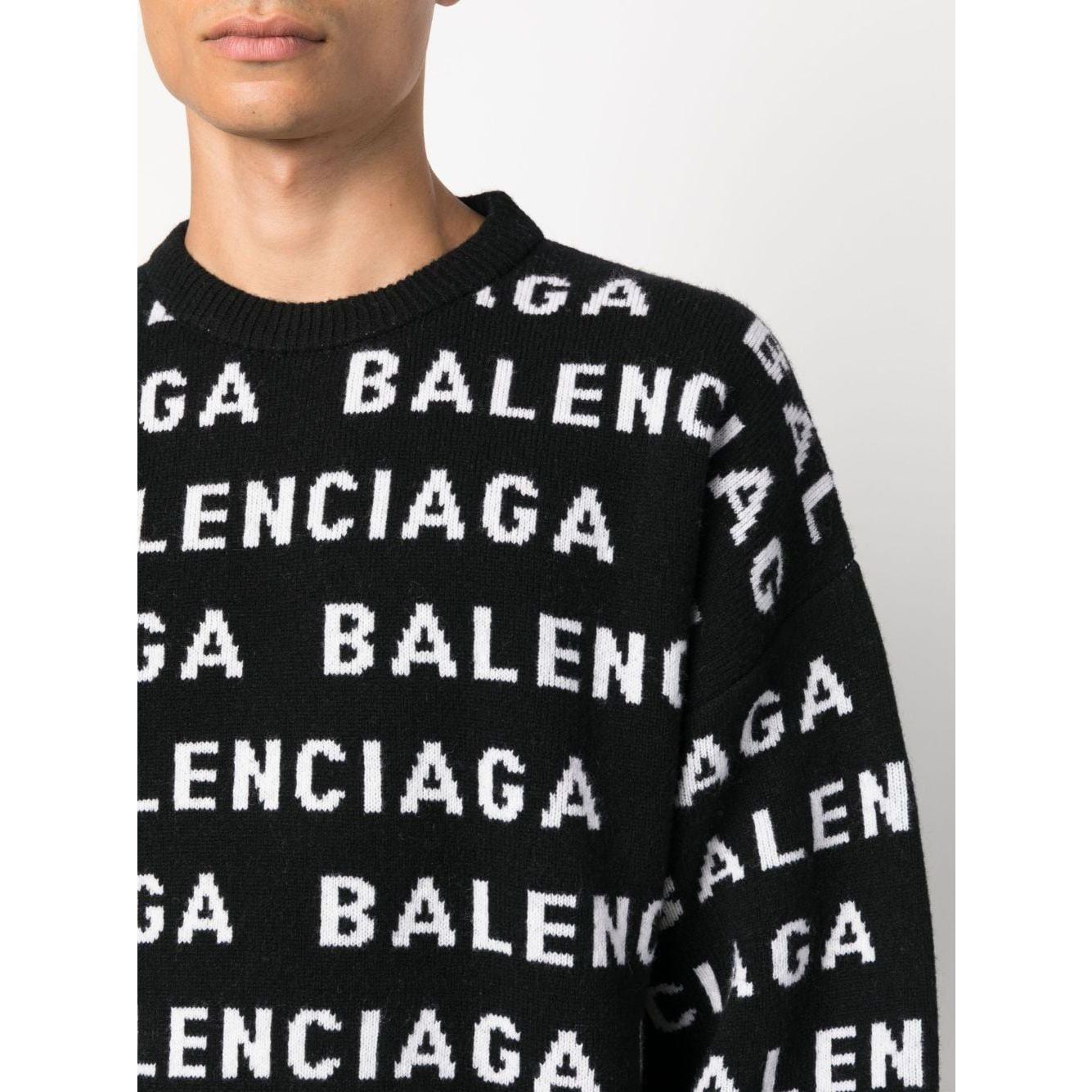 Balenciaga Sweaters Black Topwear Balenciaga