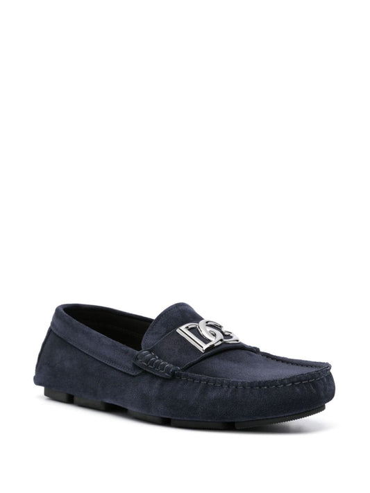 Dolce & Gabbana Flat shoes Blue Moccasins Dolce & Gabbana