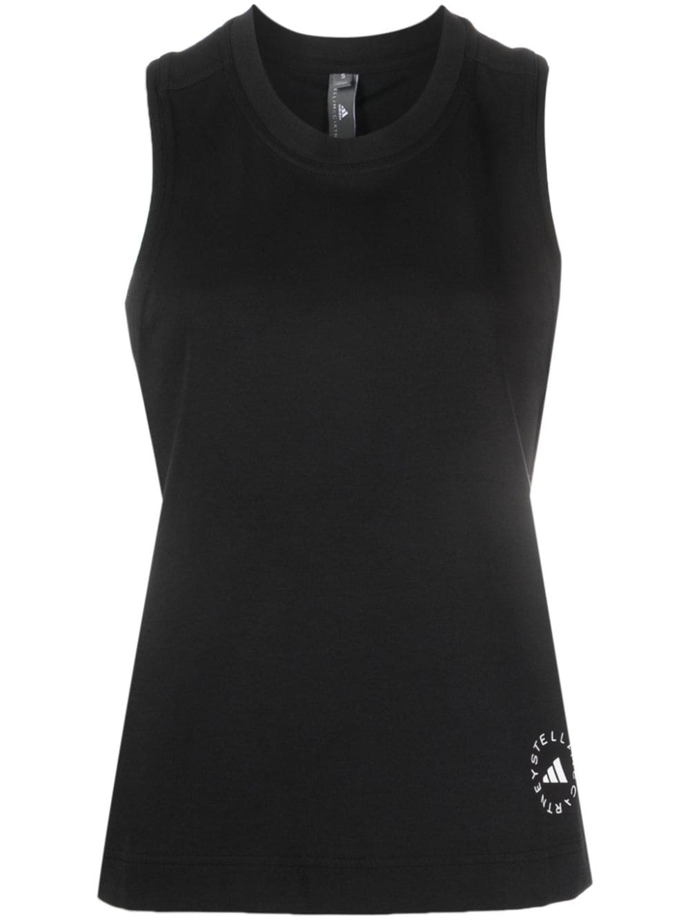 Adidas By Stella McCartney Top Black Topwear Adidas By Stella McCartney