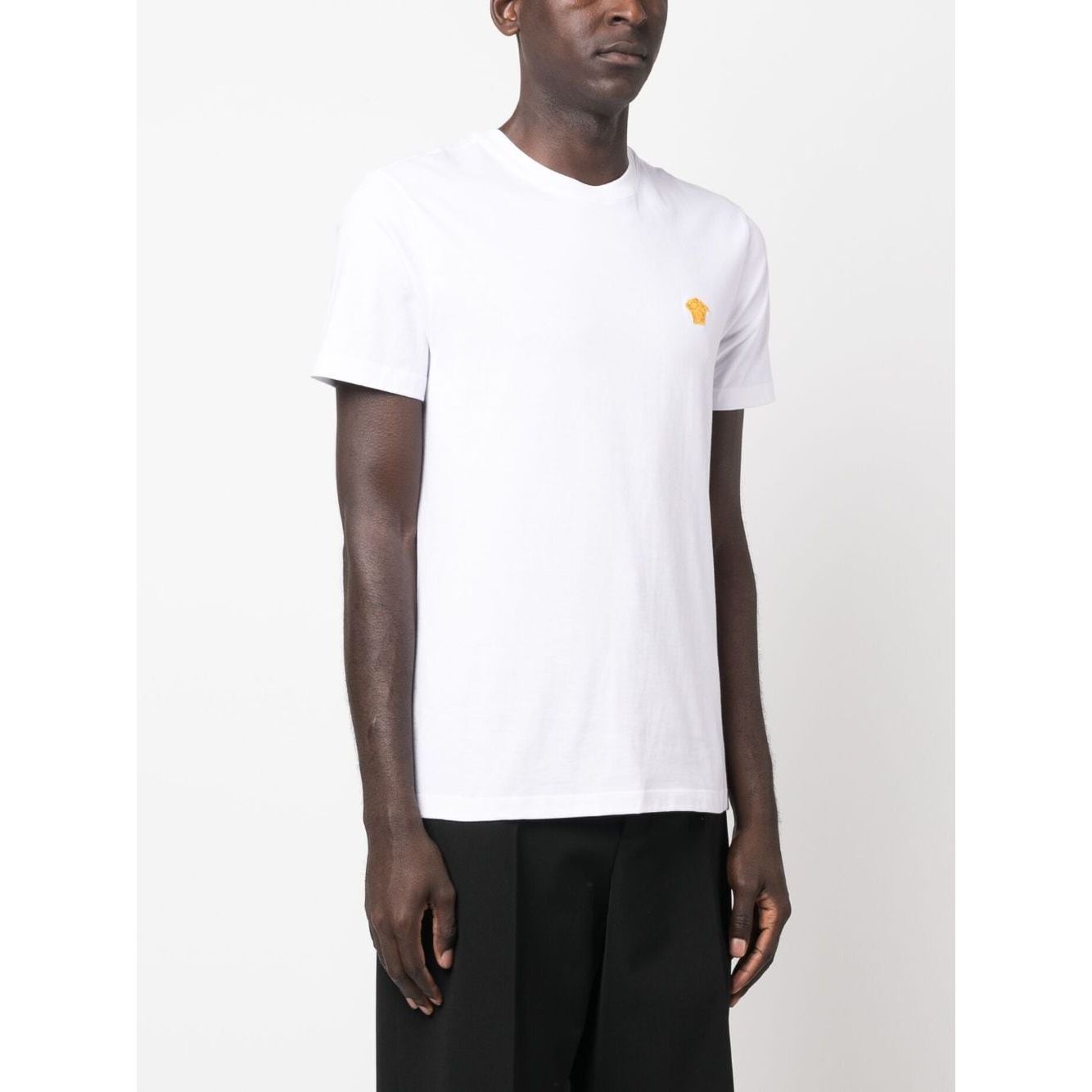 Versace T-shirts and Polos White Topwear Versace