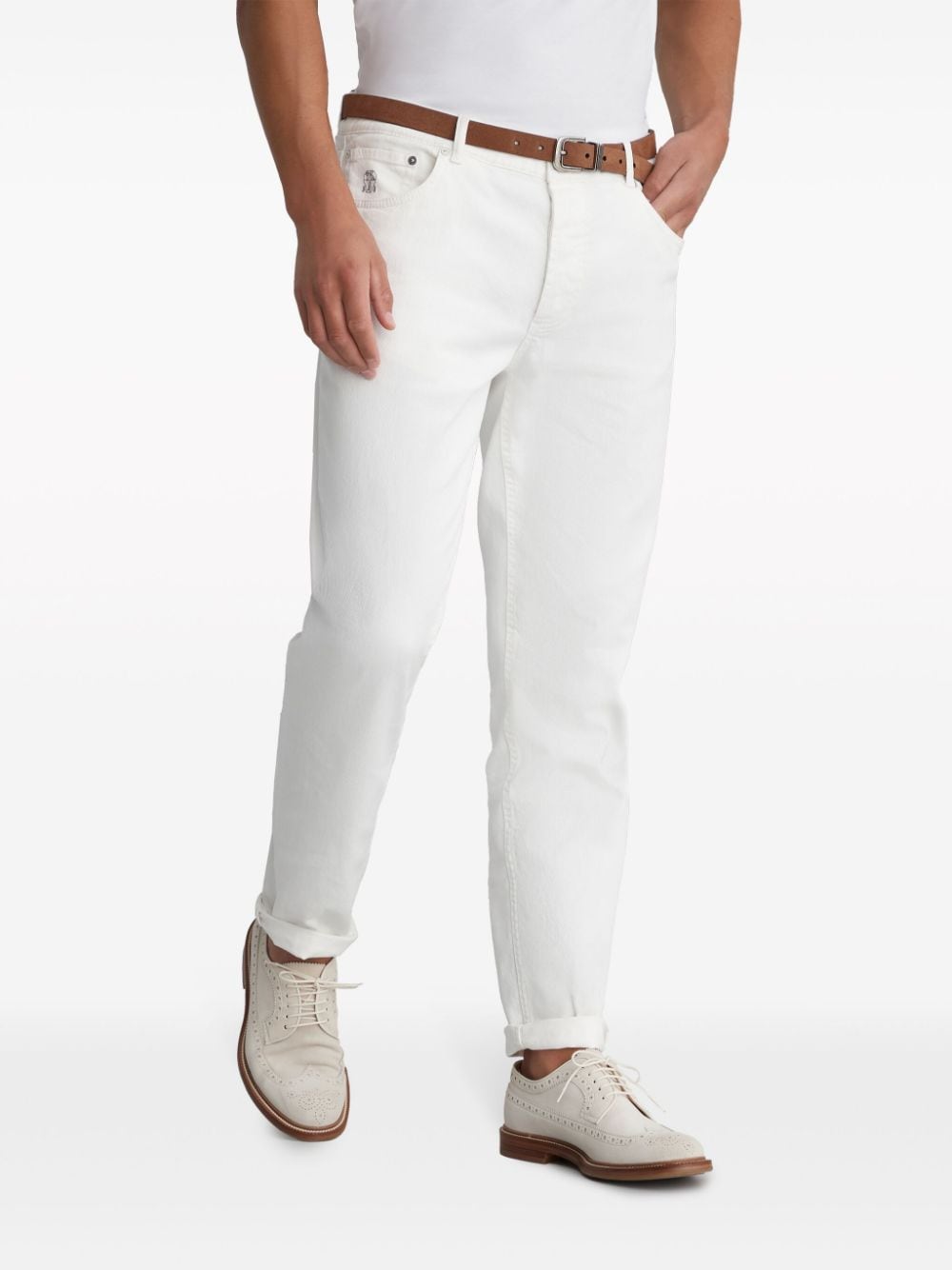 Brunello Cucinelli Jeans White