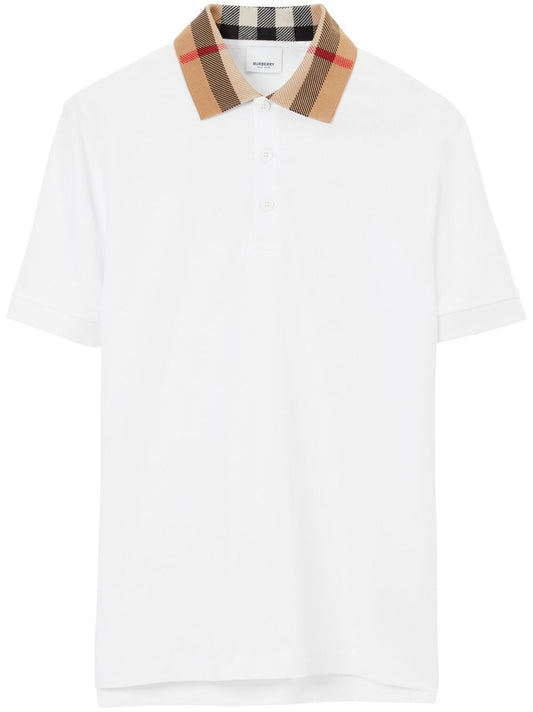 Burberry T-shirts and Polos White Topwear Burberry