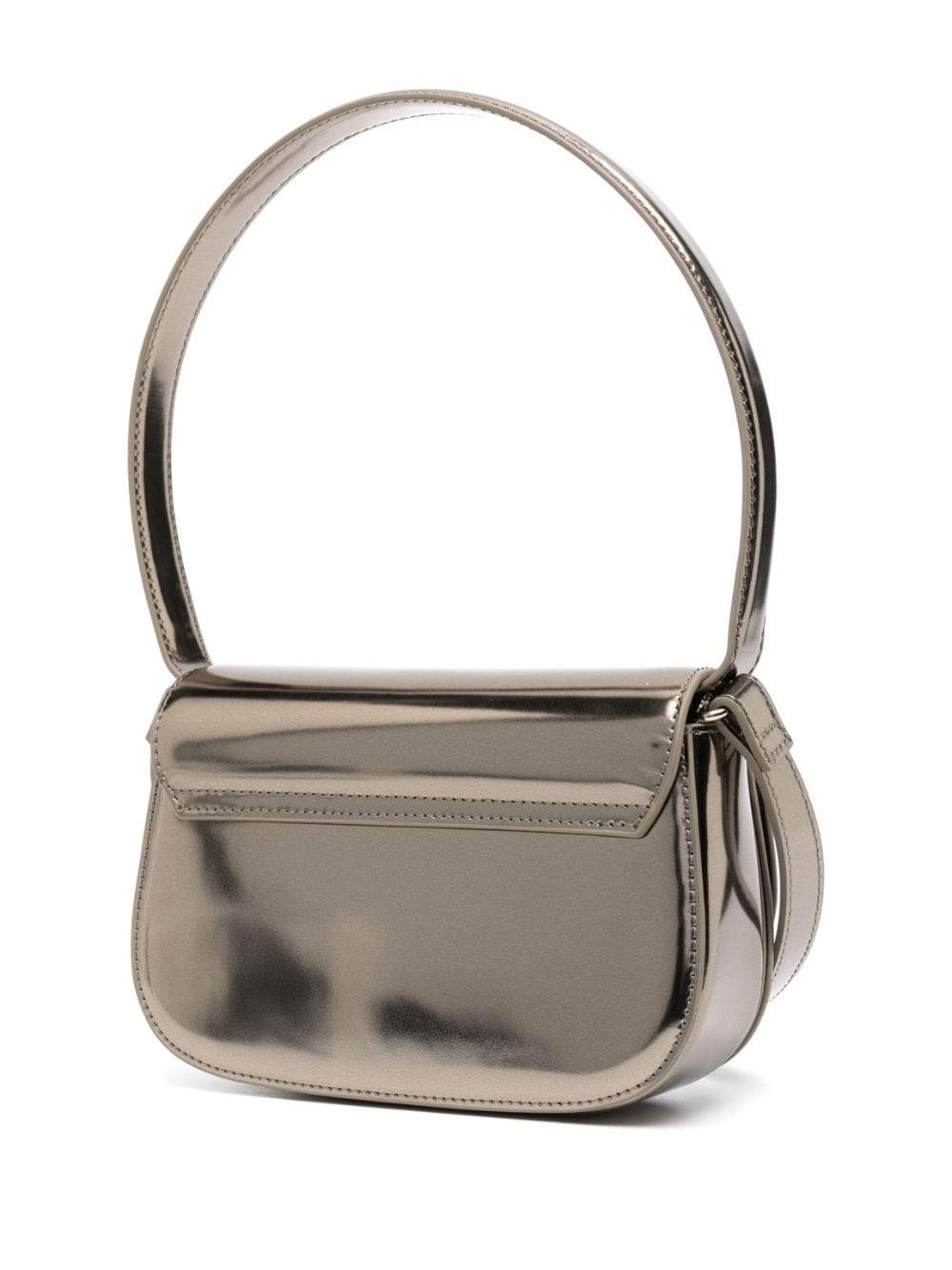 Diesel 1DR mirrored-leather shoulder Bag Golden Shoulder Diesel