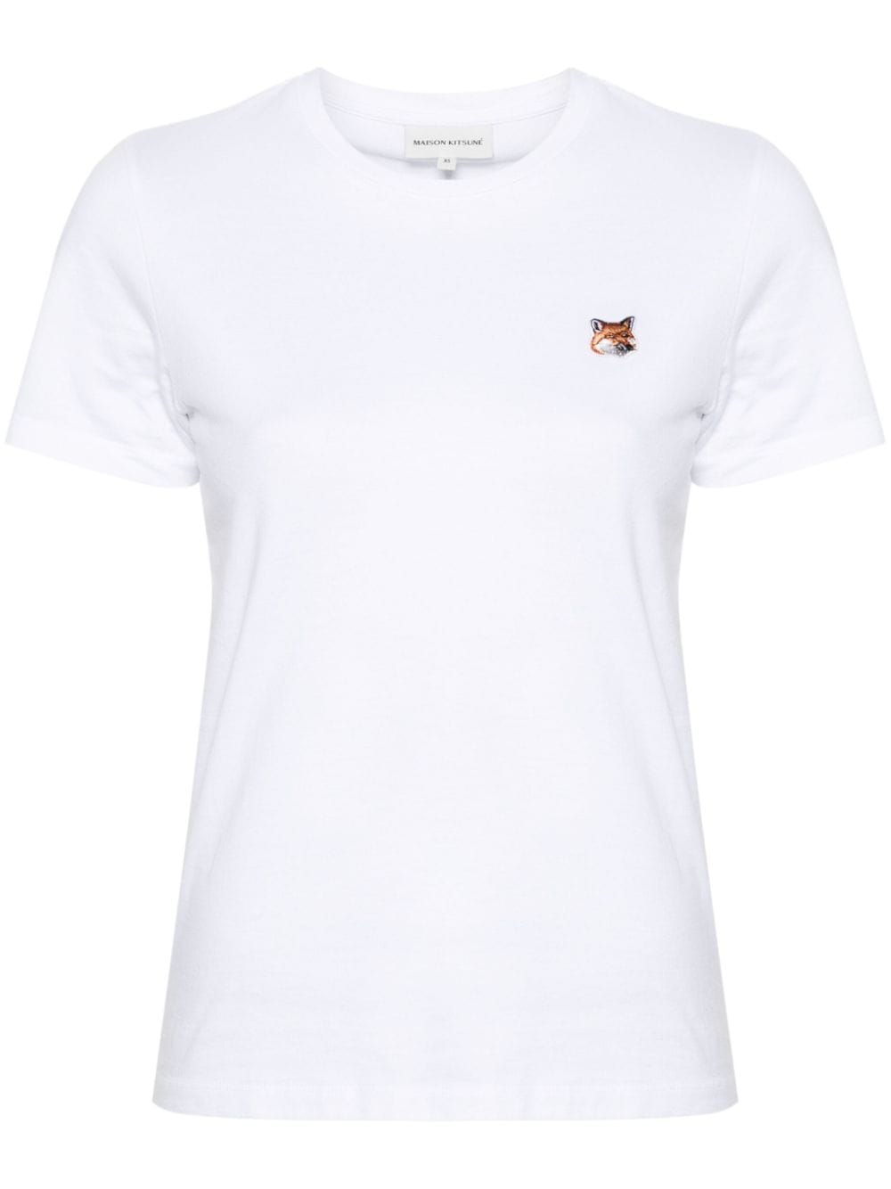 MAISON KITSUNE' T-shirts and Polos White Topwear Maison Kitsune'