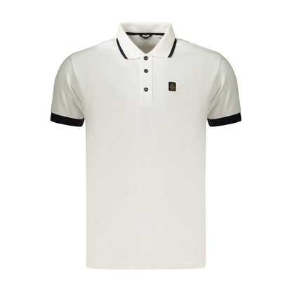 Refrigiwear White Cotton Men's Polo