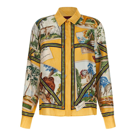 Gucci Multicolor Silk Blouse