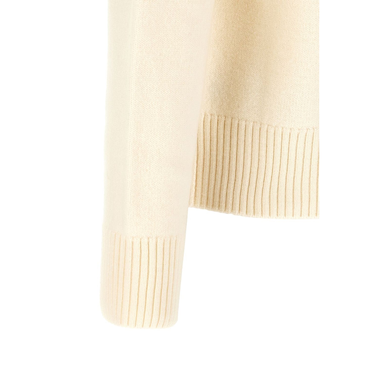 Ami Paris Bicolor Wool Polo Shirt