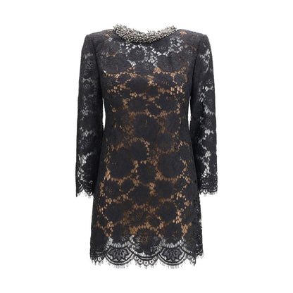 Self-Portrait Black Polyamide Casual Dress
