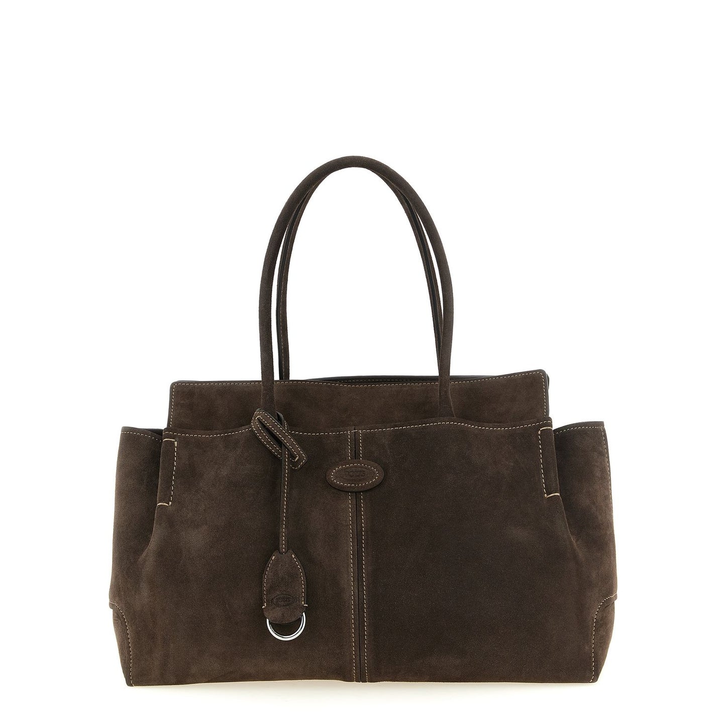 Tod's Brown Calfskin Handbag