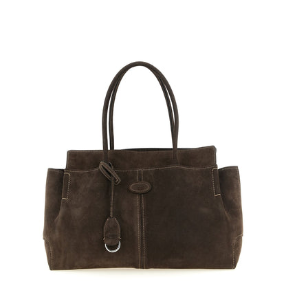 Tod's Brown Calfskin Handbag