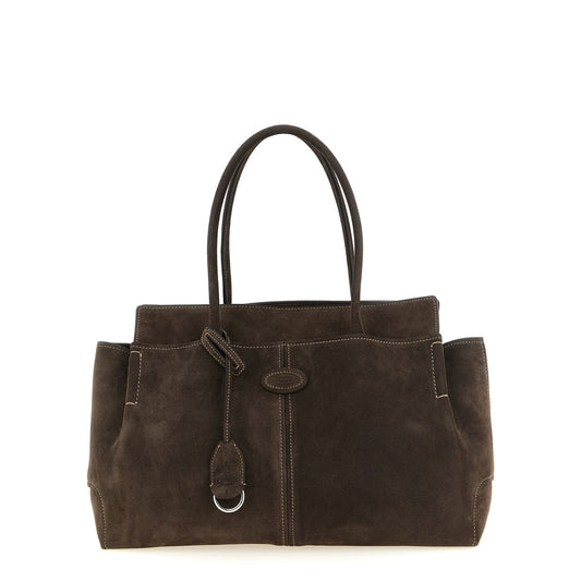 Tod's Brown Calfskin Handbag