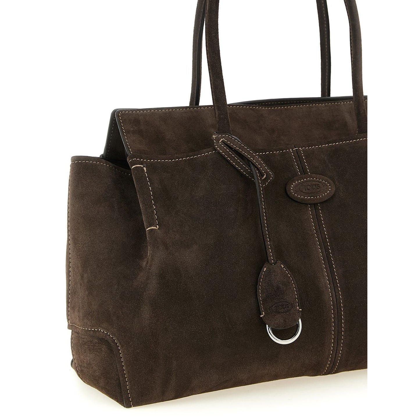 Tod's Brown Calfskin Handbag