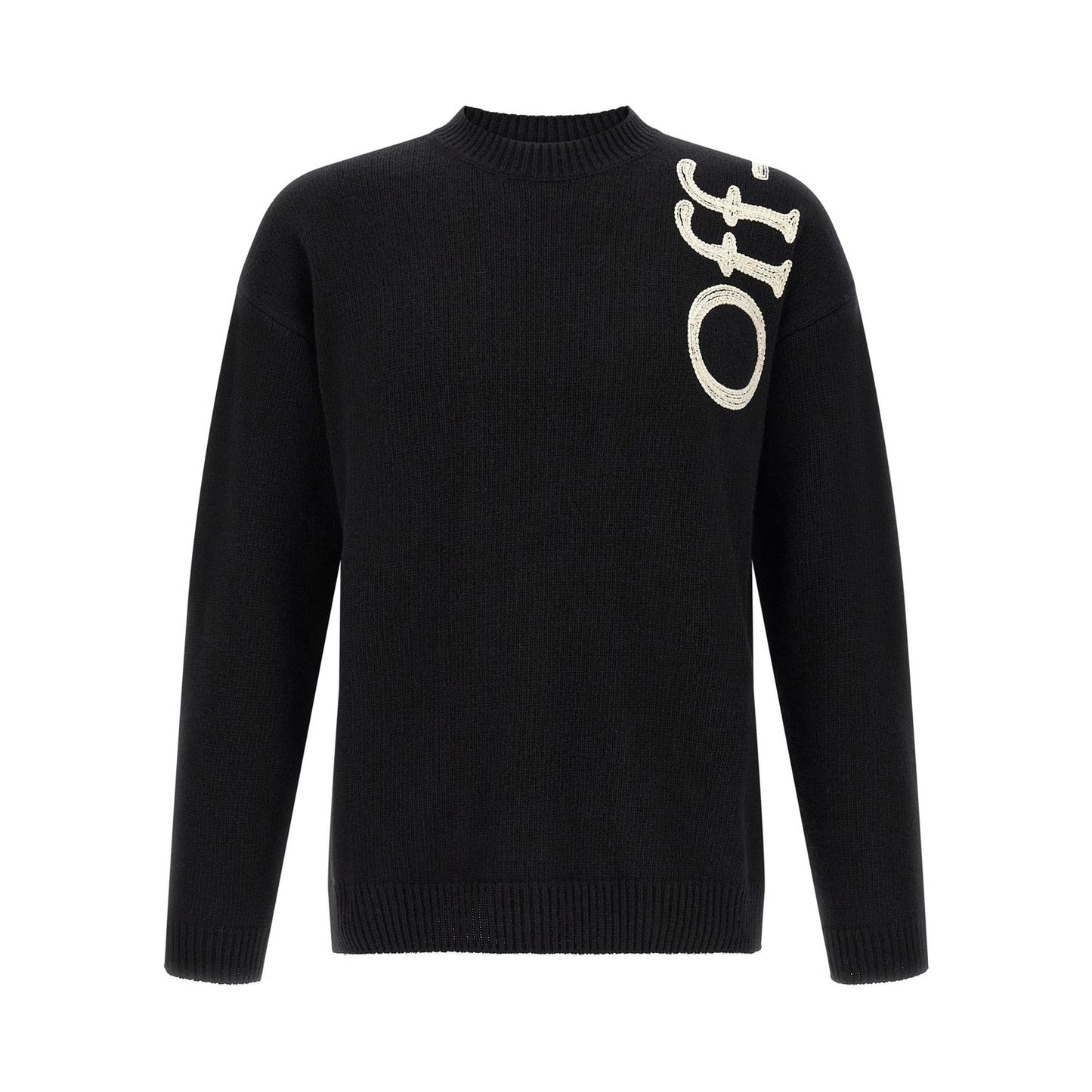 Off-White Bicolor Wool Cardigan
