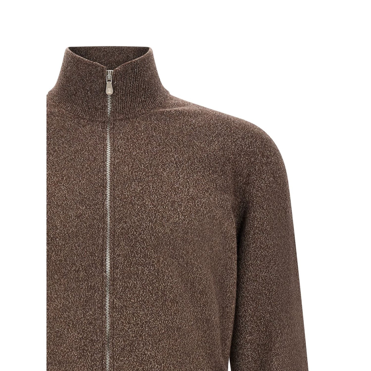 Brunello Cucinelli Brown Cashmere Cardigan
