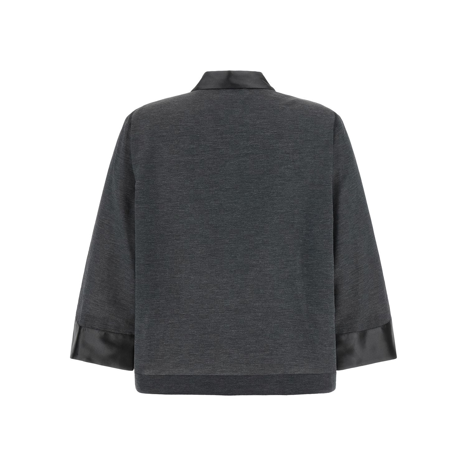 Peserico Gray Lyocell Blouse