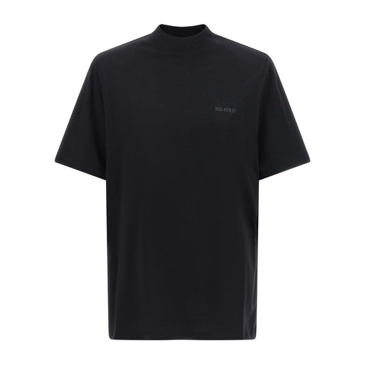 The Attico Black Cotton T-Shirt