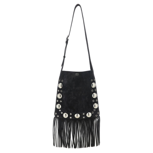 Valentino Garavani Black Calfskin Shoulder Bag