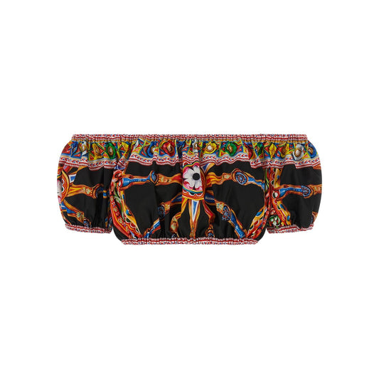 Dolce & Gabbana Multicolor Cotton Pattern Shirt