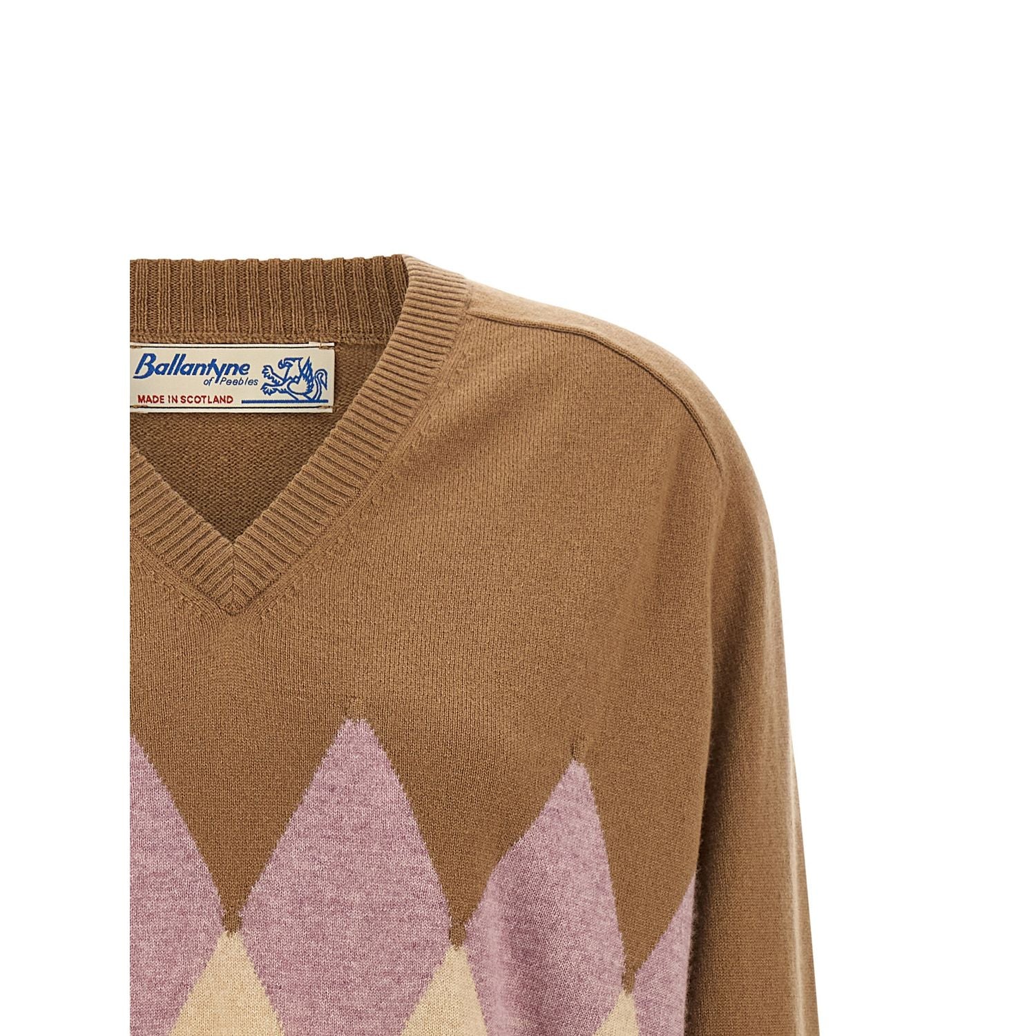Ballantyne Brown Cashmere Cardigan