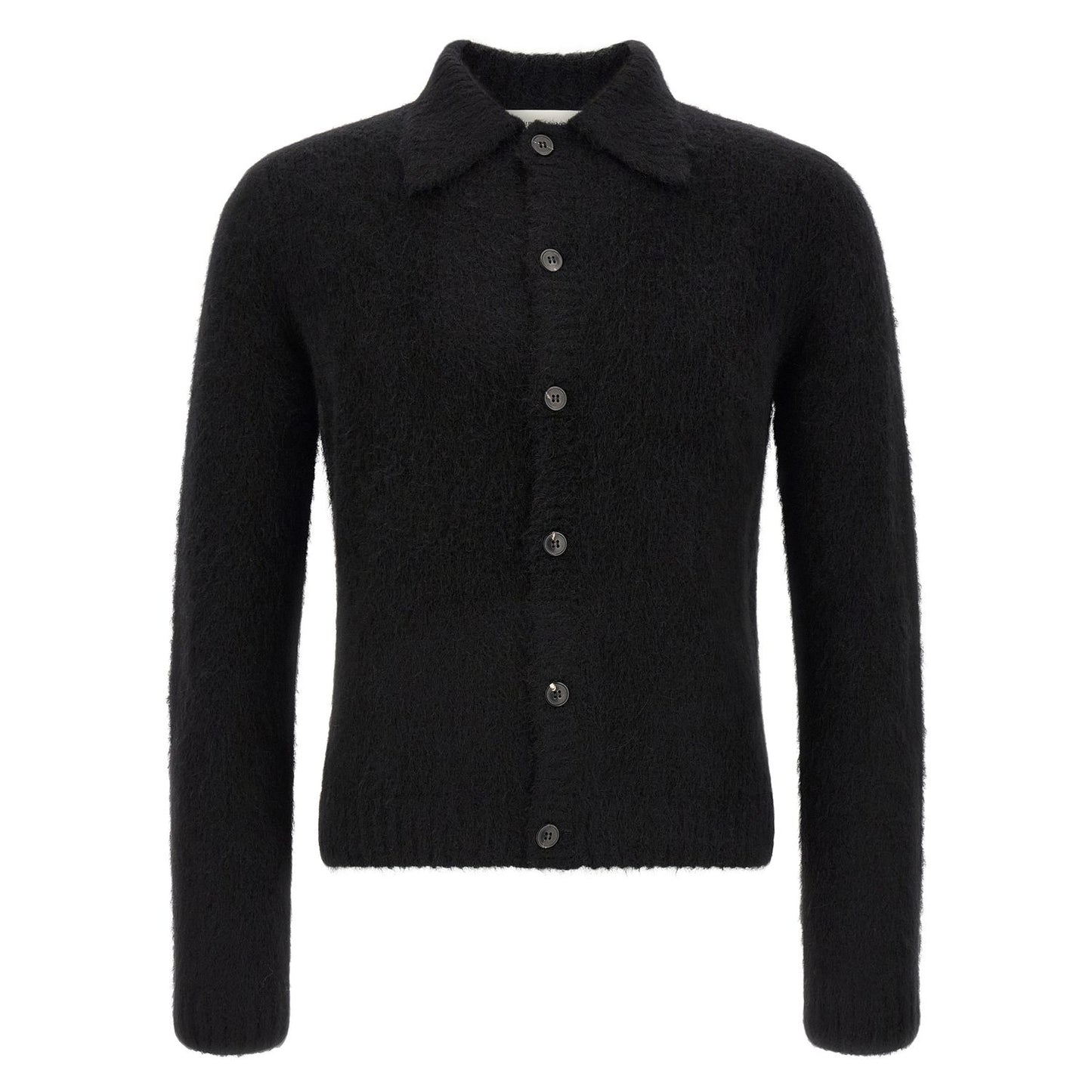Dries Van Noten Black Wool Cardigan