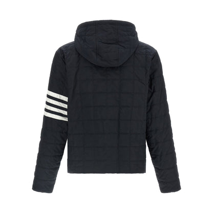 Thom Browne Blue Polyamide Shell Jacket