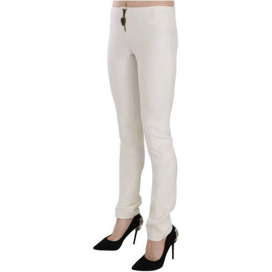 Just Cavalli Elegant Mid Waist Skinny Dress Pants Just Cavalli