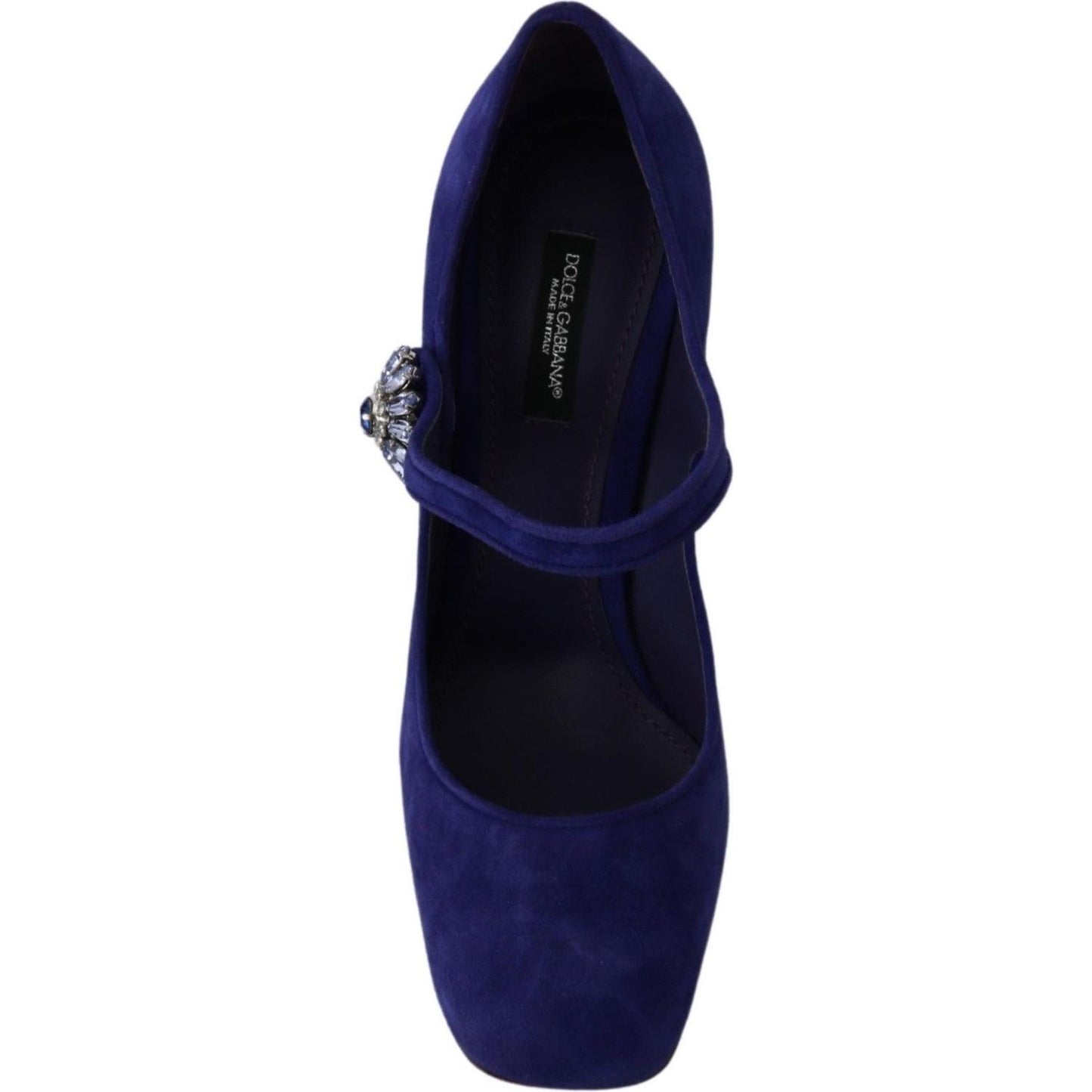 Dolce & Gabbana Elegant Purple Suede Mary Janes Pumps Dolce & Gabbana