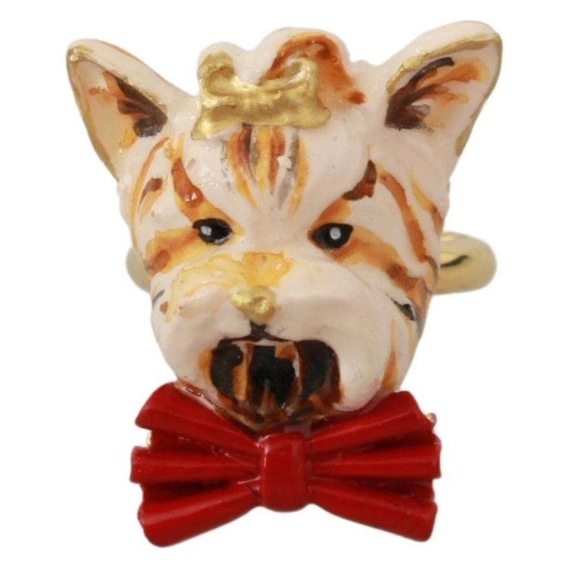 خاتم دولتشي آند غابانا شيك كانين الذهبي اللون