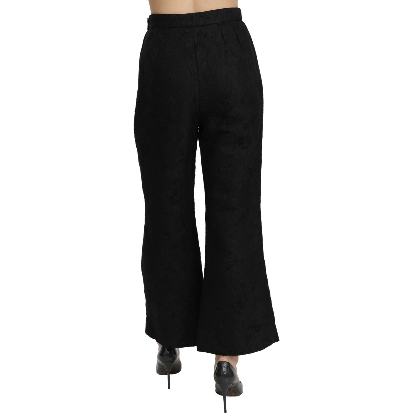 Dolce & Gabbana Chic High Waist Flared Cropped Pants Jeans & Pants Dolce & Gabbana