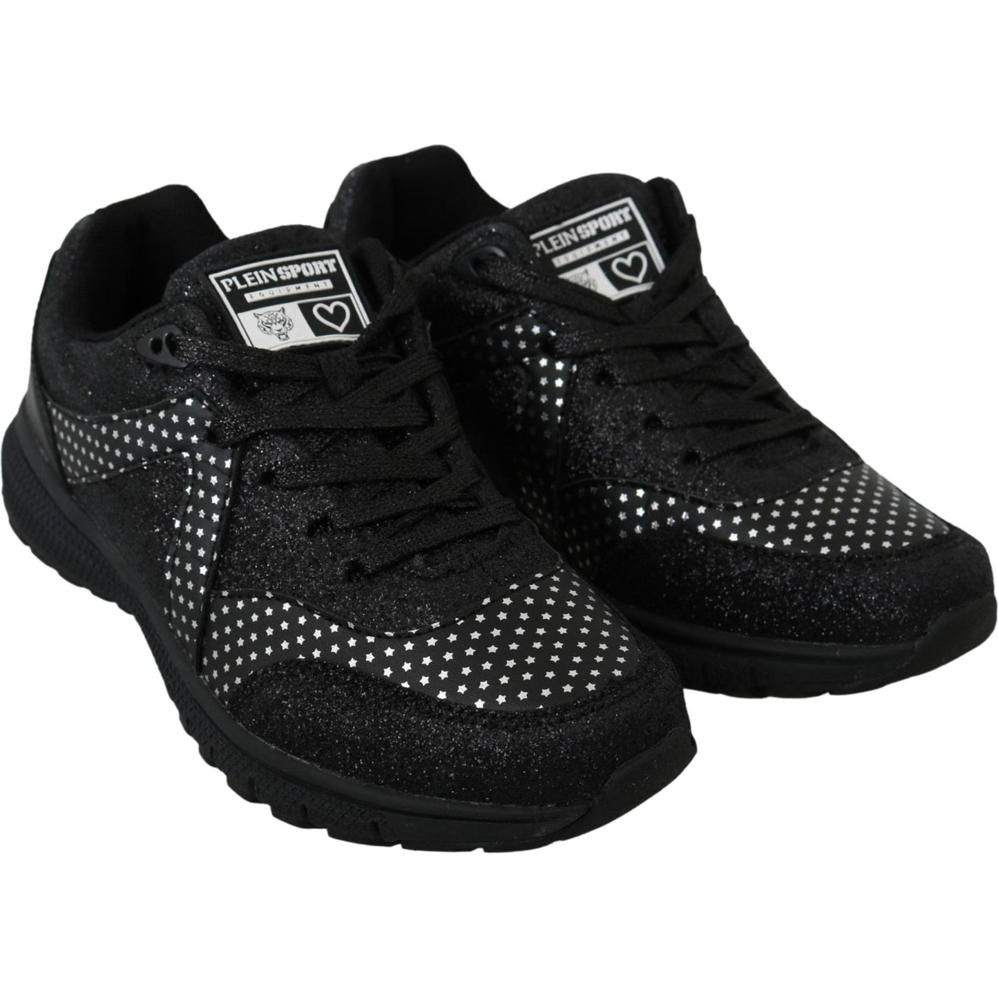 Philipp Plein Black Running Jasmines Sneakers Shoes