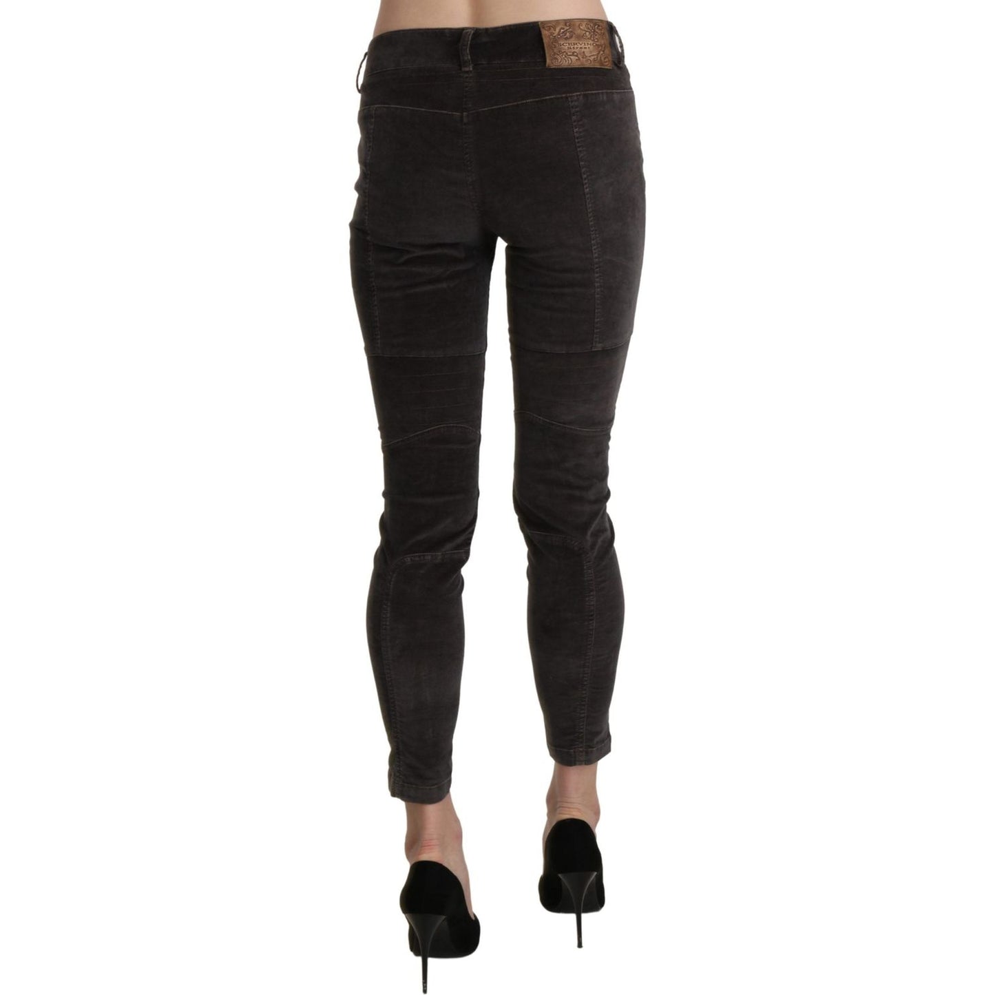 Ermanno Scervino Chic Brown Capri Cropped Pants Ermanno Scervino