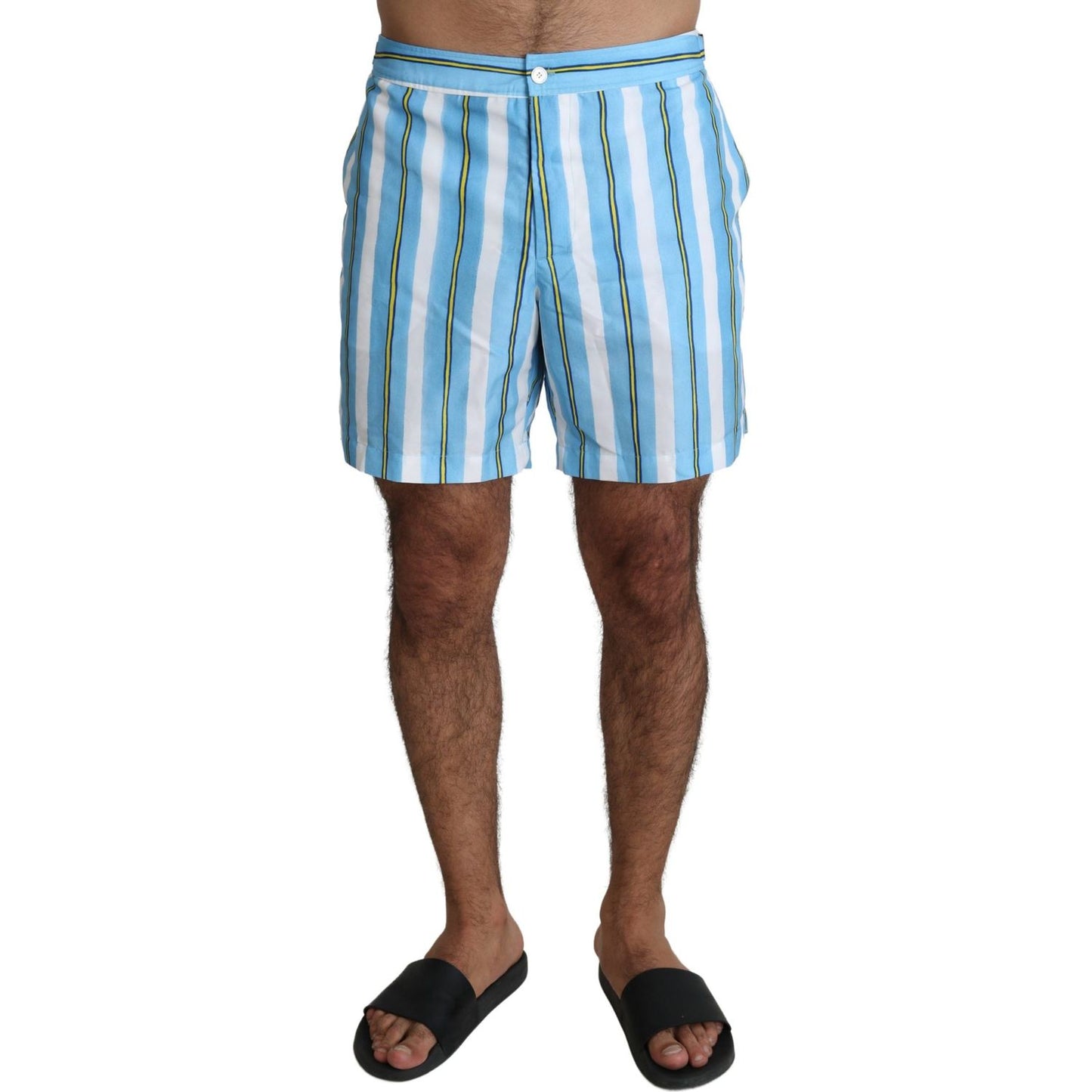 Dolce & Gabbana Striped Elegance Swim Shorts Dolce & Gabbana