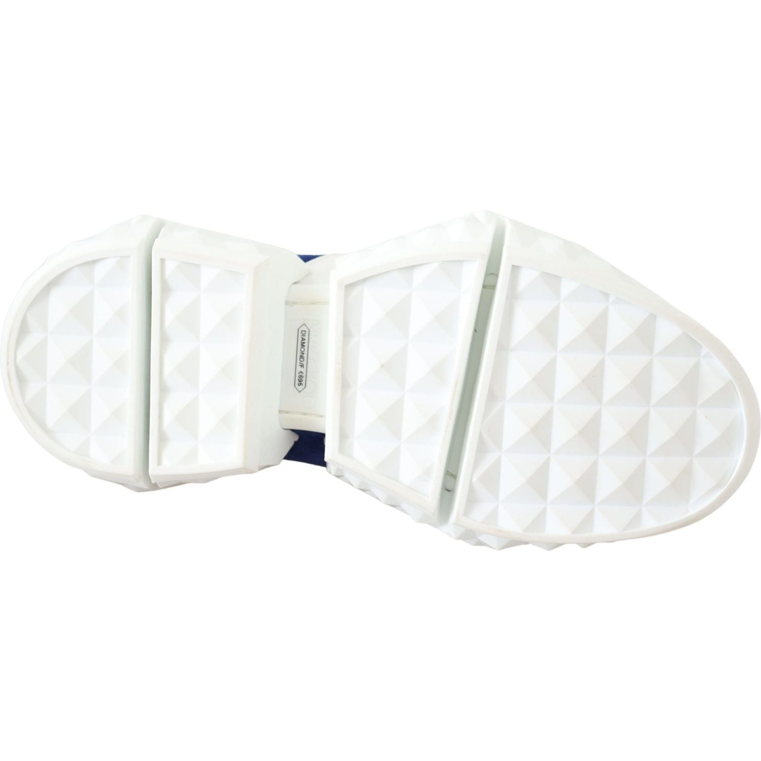 Jimmy Choo Diamond Blue Orange Leather Sneaker