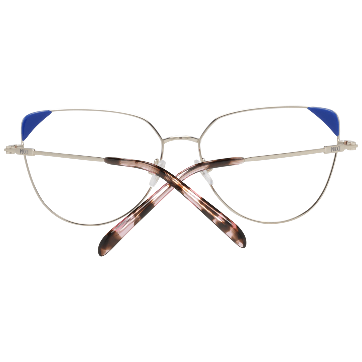 Emilio Pucci Gold Metal & Plastic Glasses (Frames)