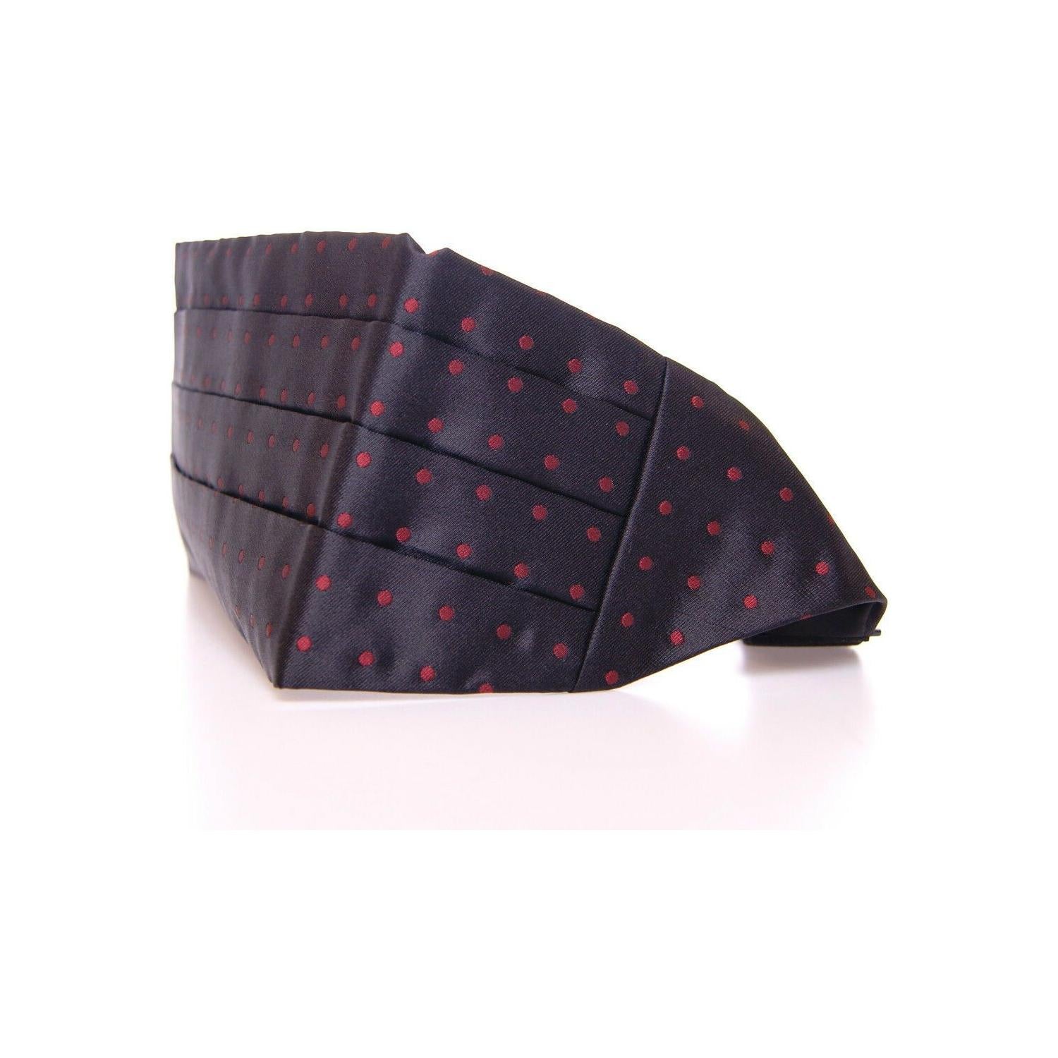 Dolce & Gabbana Black Waist Tuxedo Smoking Belt Cummerbund
