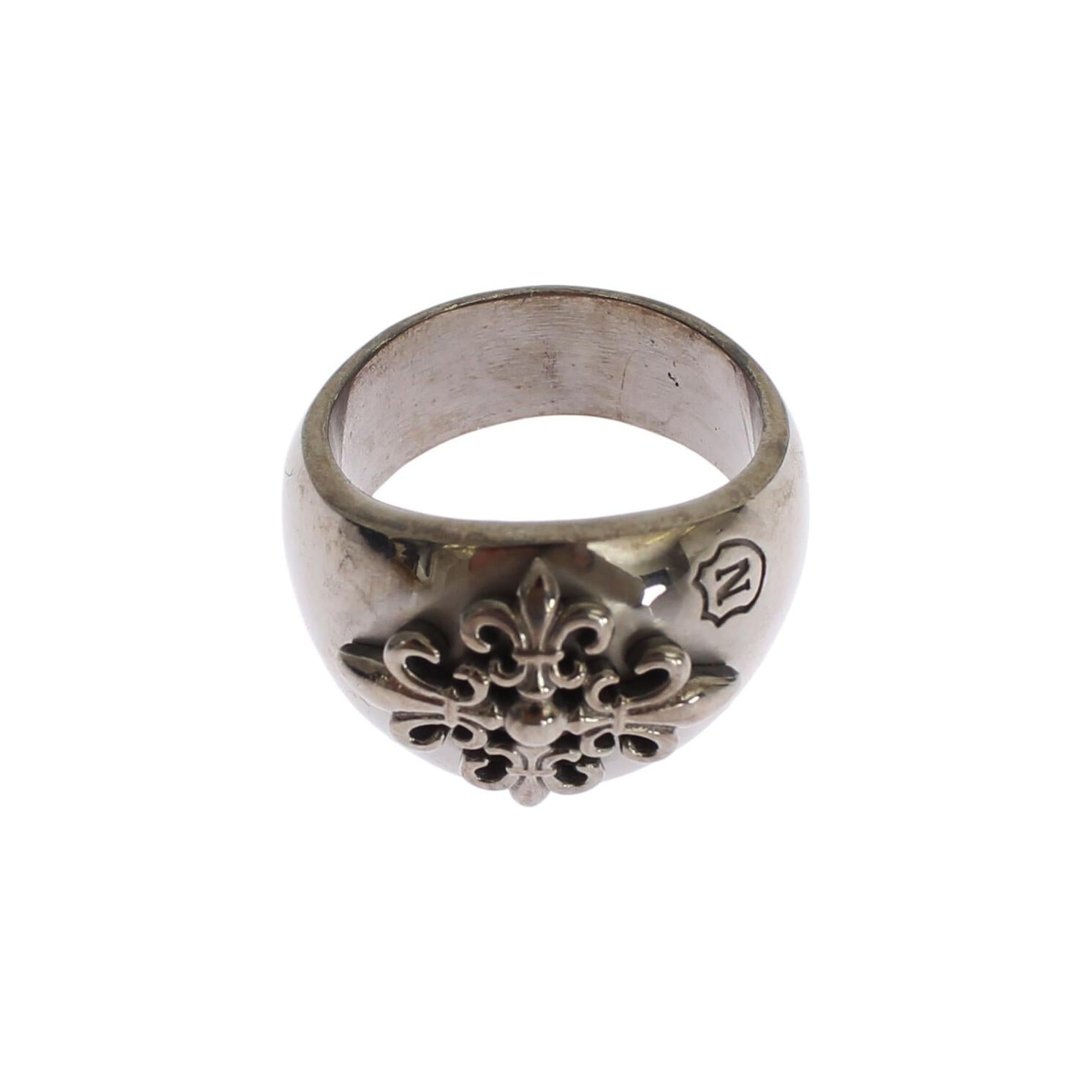 Nialaya Silver 925 Sterling Authentic  Crest Ring