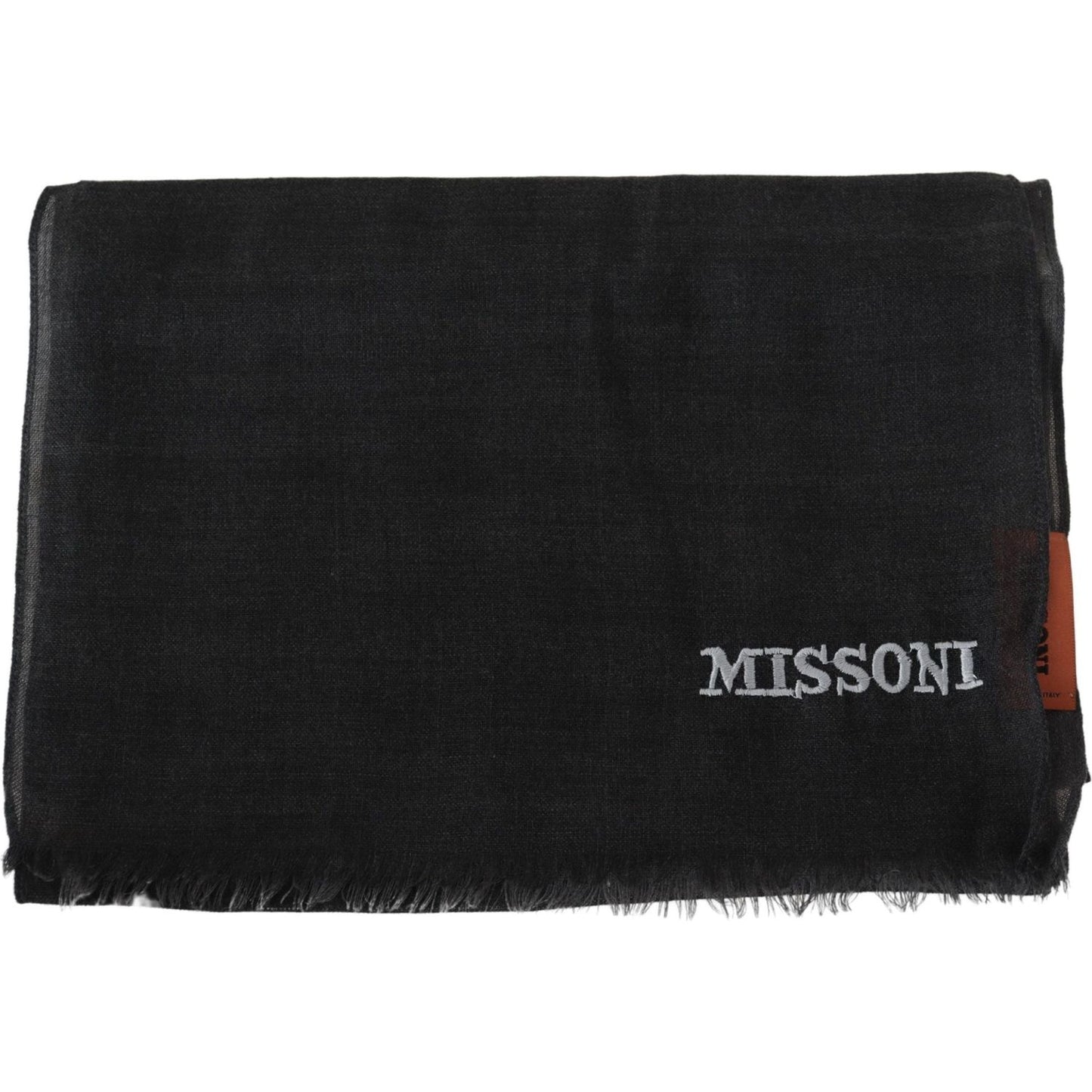 Missoni Sumptuous Wool Scarf with Fringes Missoni